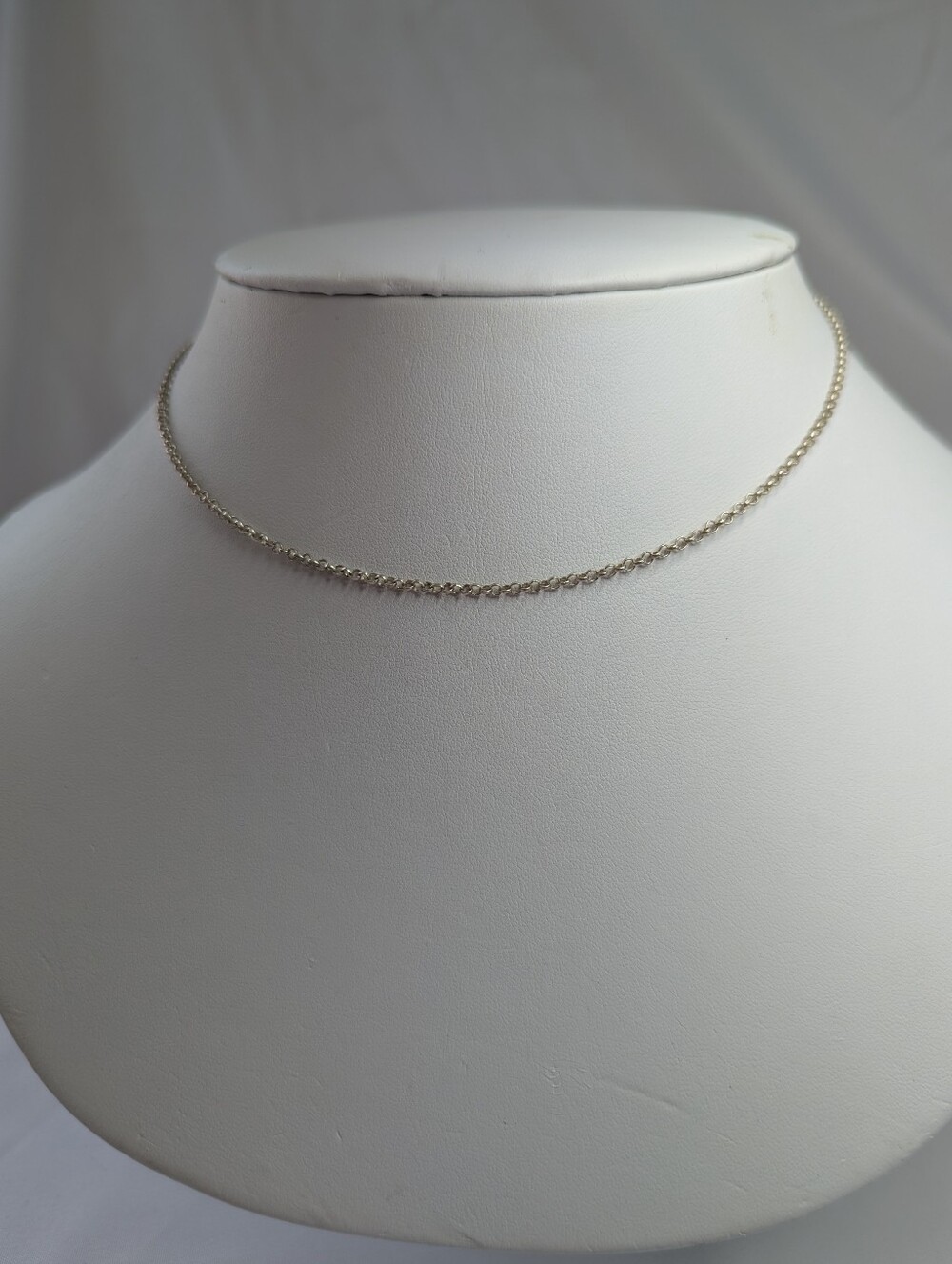 Thick Silver Cable Chain Necklace
